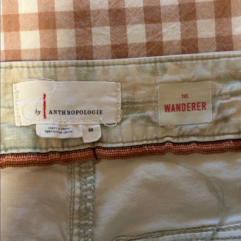 Anthropologie The Wanderer Tie-Dye Cargo Pants in Sage & Aqua - Picture 3 of 5